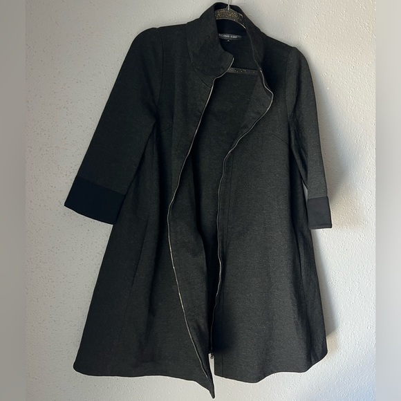 Buchanan Kang Jacket Womens 4 Full Zip Minimalist Lagenlook Career Classic Gray - Picture 2 of 5